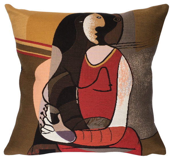 Poulin Design - Picasso - Femme Assise - Pude 45x45 cm