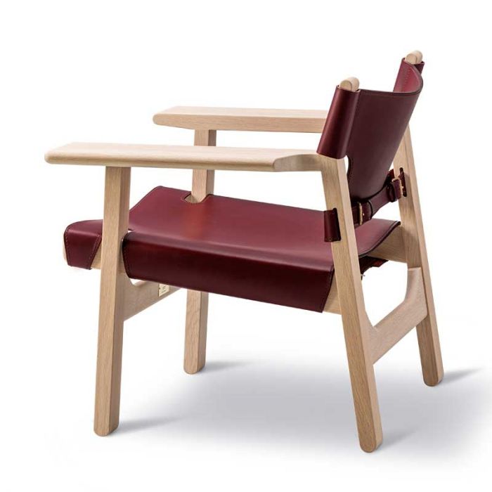 BM 2226 - Den spanske stol - Rødt kernelæder - Limited Edition