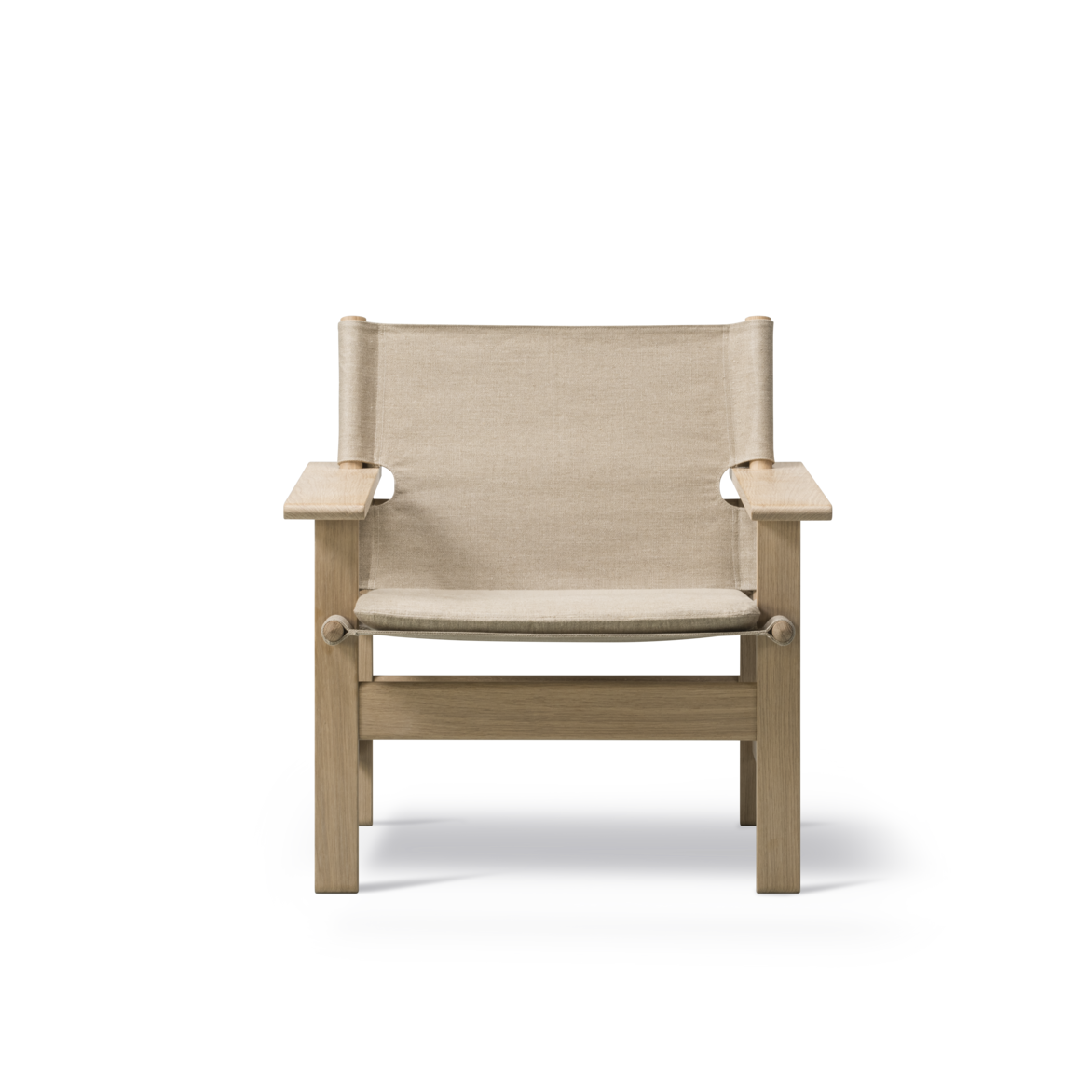 Canvas Chair med i eg Fredericia - Juhls Bolighus
