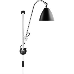 BL5 Væglampe Ø16 krom/sort - Gubi - Udstillingsmodel